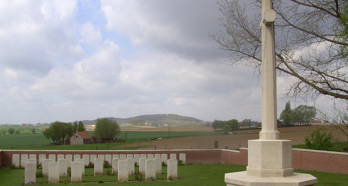 World War I cemetry near Ypres