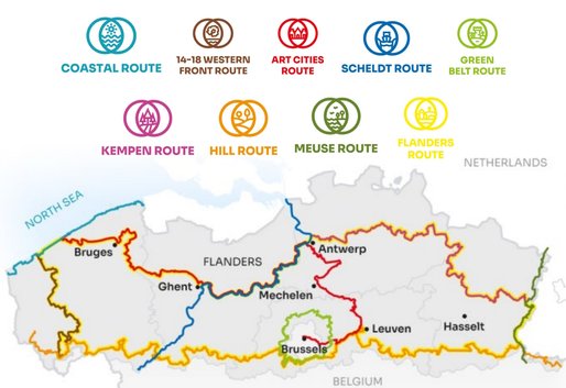 9 Iconic Cycle Routes in Flanders